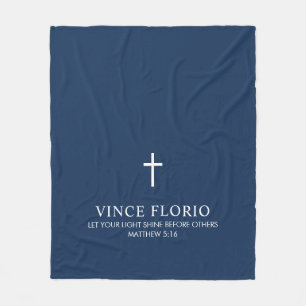 Couverture Polaire Blue Cross personnalisé