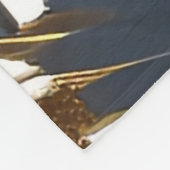 Couverture Polaire Blue Floral Design Plant (Coin)