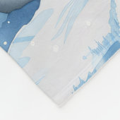 Couverture Polaire Blue Heeler Chien Winter Wonderland Noël Joie (Coin)