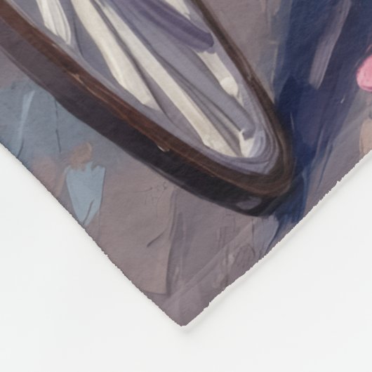 Couverture Polaire Blue Heeler Dog Valentine's Day (Coin)