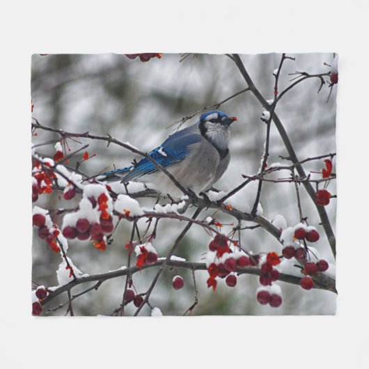 Couverture Polaire Blue Jay (Devant (Horizontal))
