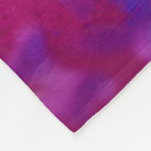 Couverture Polaire Blue Jay Bird Tree Branch Pink Personalized (Coin)