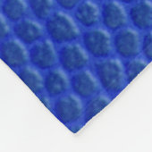 Couverture Polaire Blue leather skin texture skin (Coin)