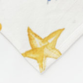 Couverture Polaire Blue Moons Gold Stars (Coin)