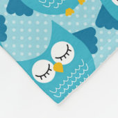 Couverture Polaire Blue Owls (2) (Coin)