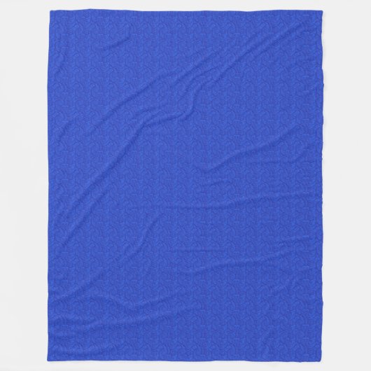 Couverture Polaire Blue Paisley (Devant)