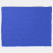 Couverture Polaire Blue Paisley (Devant (Horizontal))
