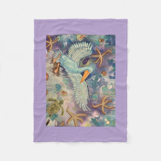 Couverture Polaire blue pelican (Devant)