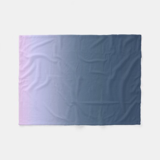 Couverture Polaire Blue-pink ombre (Devant (Horizontal))