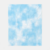 Couverture Polaire Blue Sky and Cloud Art Custom (Devant)