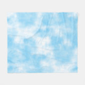 Couverture Polaire Blue Sky and Cloud Art Custom (Devant (Horizontal))