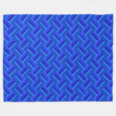 Couverture Polaire Blue stripes (Devant (Horizontal))