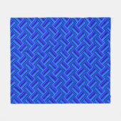 Couverture Polaire Blue stripes (Devant (Horizontal))