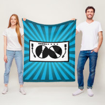 Blue Sunburst DJ Tourne-disque Musique