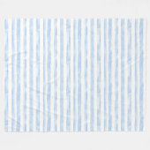 Couverture Polaire Blue White Stripes (Devant (Horizontal))
