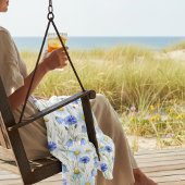 Couverture Polaire Blue Wildflower Meadow