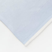 Couverture Polaire Blue Winter Forêt de neige Fox animal (Coin)