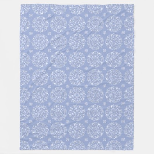 Couverture Polaire Blueberry Mandala (Devant)