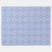 Couverture Polaire Blueberry Mandala (Devant (Horizontal))