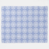 Couverture Polaire Blueberry Mandala (Devant (Horizontal))