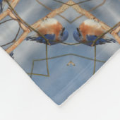 Couverture Polaire Bluebird Nature Abstraite (Coin)