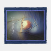 Couverture Polaire Bluebird Of Happiness Personnalisé (Devant (Horizontal))