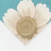 Couverture Polaire Bluebird William Morris Inspiré Turquois (Coin)