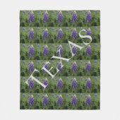 Couverture Polaire Bluebonnets de Texas "édredon " (Devant)