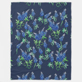 Couverture Polaire Bluebonnets du Texas (Devant)