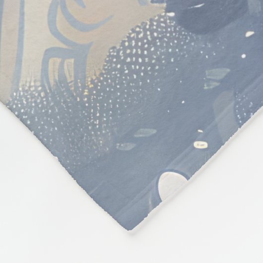 Couverture Polaire Bluetick Coonhound Dog équitation Motorcycle Noël (Coin)