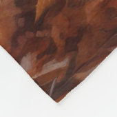 Couverture Polaire Bluetick Coonhound en automne Leaves automne Inspi (Coin)