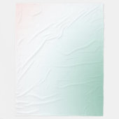 Couverture Polaire Blush Blanc Menthe (Devant)
