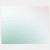 Couverture Polaire Blush Blanc Menthe (Devant (Horizontal))