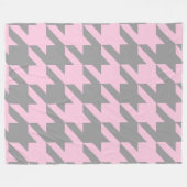 Couverture Polaire Blush Houndstooth (Devant (Horizontal))