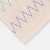 Couverture Polaire Blush Pink Ballerina Monogram C Name (Coin)