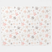 Couverture Polaire Blush Rose Chic (Devant (Horizontal))
