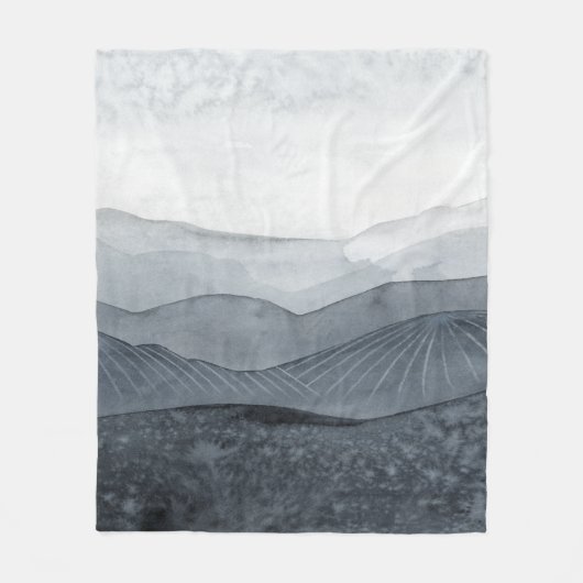 Couverture Polaire Blustering Grey Valley (Devant)