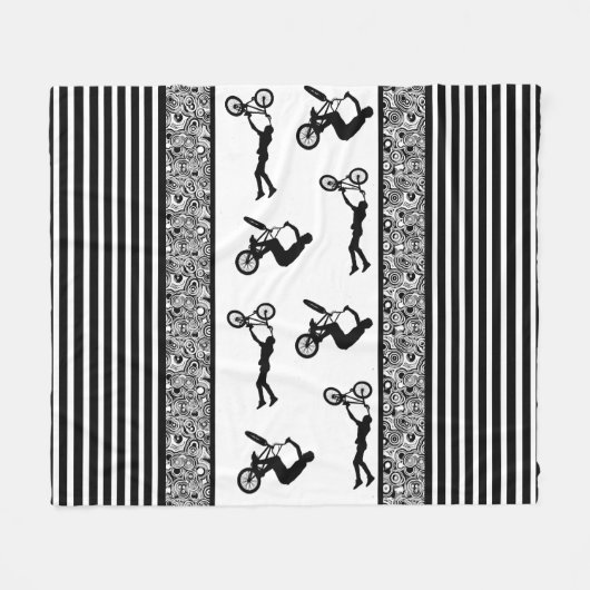 Couverture Polaire BMX Biker (Devant (Horizontal))