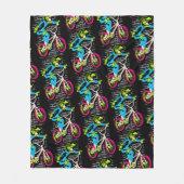 Couverture Polaire Bmx Fleece Blanket - Bmx Bike Graffiti (Devant)