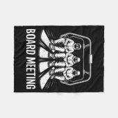 Couverture Polaire Board Meeting Snowboarders Skiing Enthusiasts Wint (Devant (Horizontal))