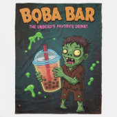 Couverture Polaire Boba Bar – Fleece Blanket (Devant)