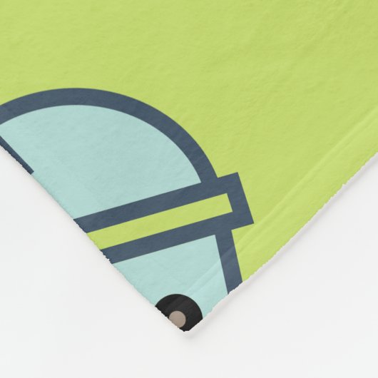 Couverture Polaire Boba Bubble Tea Motif (Coin)