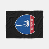 Couverture Polaire Boca Raton Floride Fl Autoroute Vacances (Devant (Horizontal))