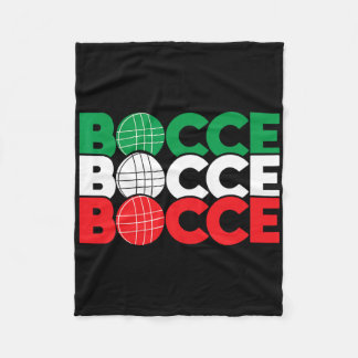 Couverture Polaire Bocce - Enthousiaste de jeu de Byll Bowling de pel