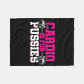 Couverture Polaire Bodybuilder Weightlifter (Devant (Horizontal))