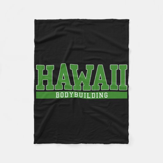 Couverture Polaire Bodybuilding d'Hawaii (Devant)