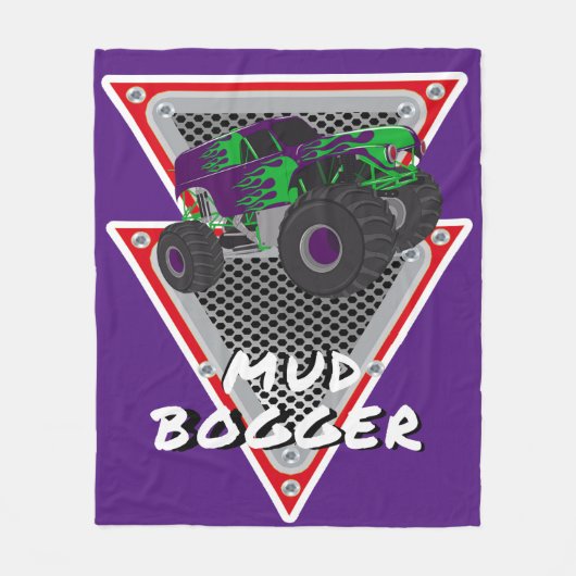 Couverture Polaire bogger de boue de camion monstre (Devant)