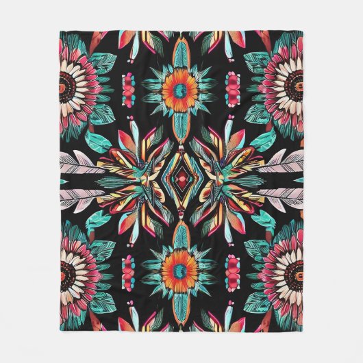 Couverture Polaire Bohemain amérindien (Devant)