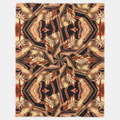 Couverture Polaire Bohème Un Pansy Dans Le Jardin Abstrait Cosy (Devant)