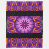 Couverture Polaire Bohème Vibrant A Summer Pansy 3 Cosy Chaud (Devant)